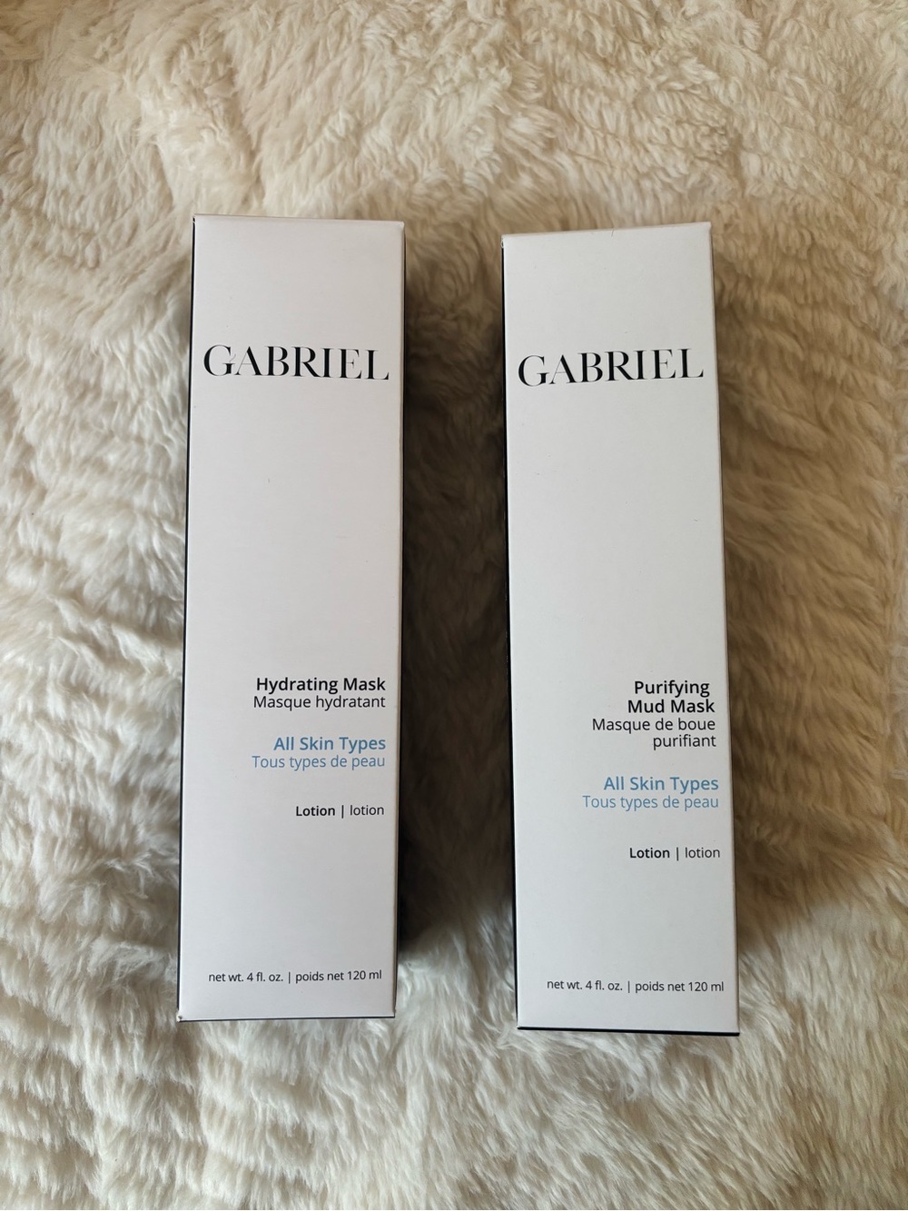 GABRIEL Hydrating & Purifying Mud Mask Duo - White Packaging